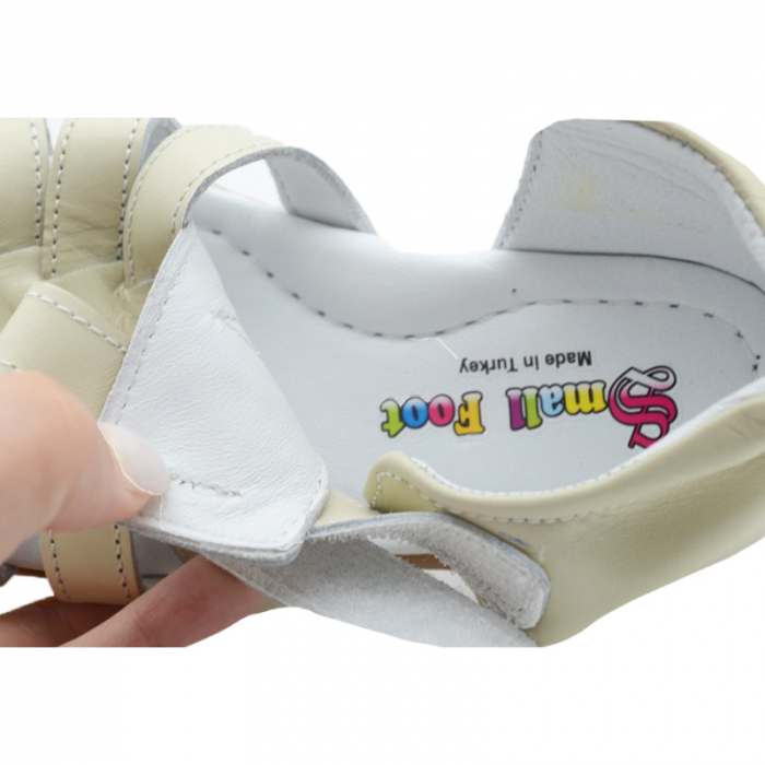 Sandale ortopedice pentru fete Small Foot SSMFF12-25, Bej [4]