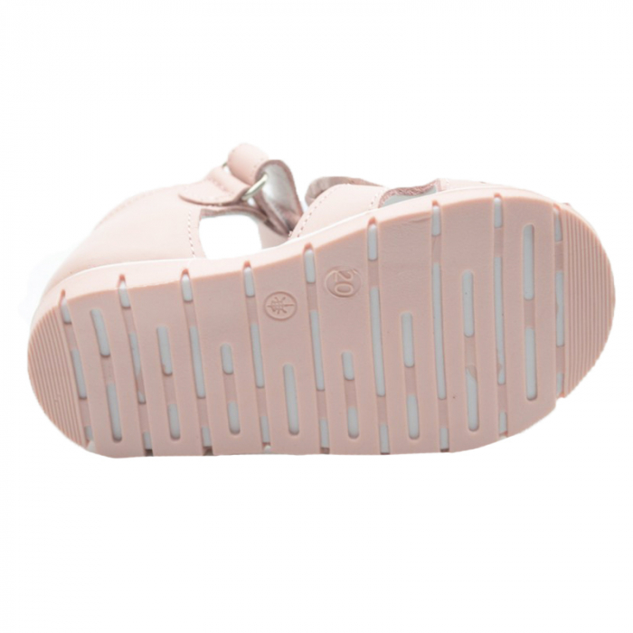 Sandale ortopedice din piele pentru fete Small Foot SSMFF13-25, Roz [3]