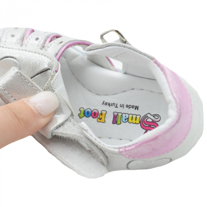Sandale ortopedice pentru fete Small Foot SSMFF17-25, Roz [4]