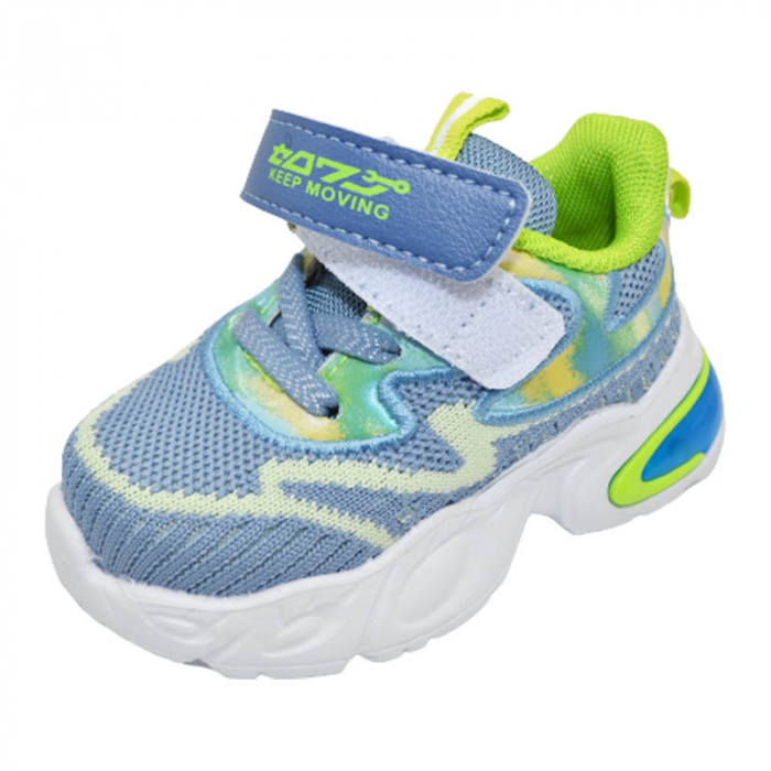 Pantofi sport ortopedici din panza pentru baieti Tom Miki C-T9949-M, Albastru [3]