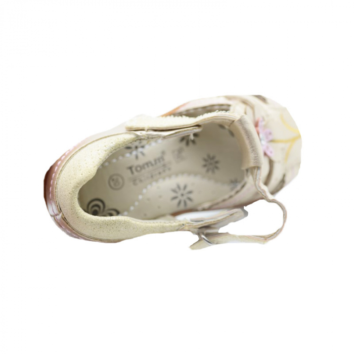 Sandale ortopedice pentru fete Tom Miki C-T19-48-D-25, Auriu [4]