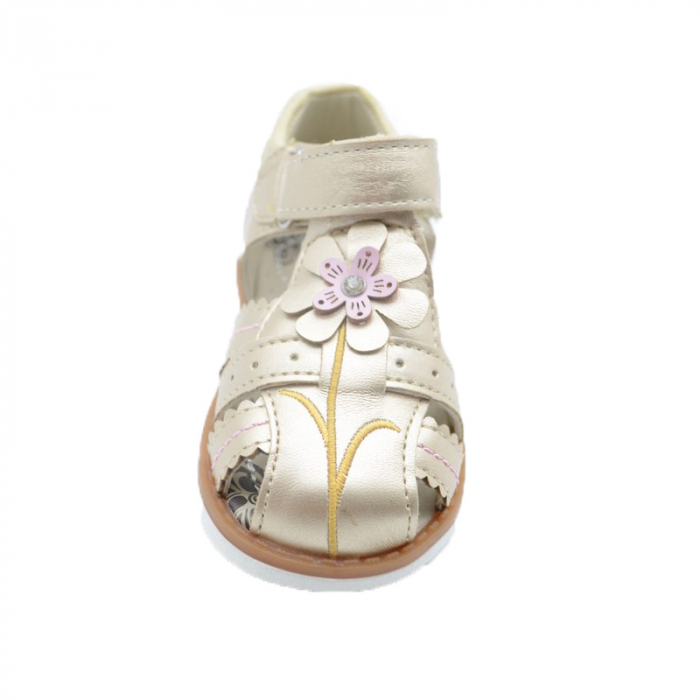 Sandale ortopedice pentru fete Tom Miki C-T19-48-D-25, Auriu [3]
