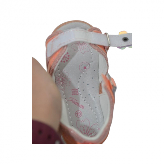 Sandale ortopedice pentru fete, Tom Miki C-T9837-M, Coral [4]
