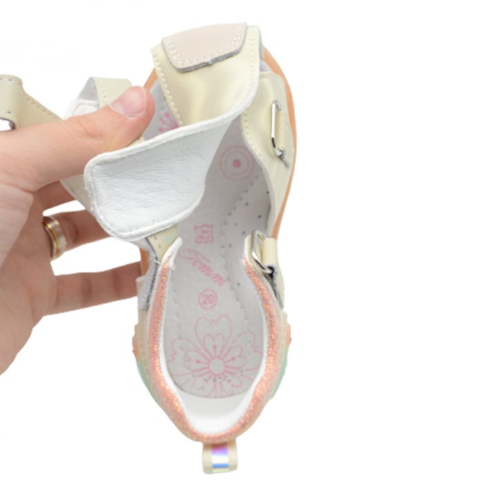 Sandale ortopedice pentru fete Tom Miki C-T9840-Z, Bej [3]