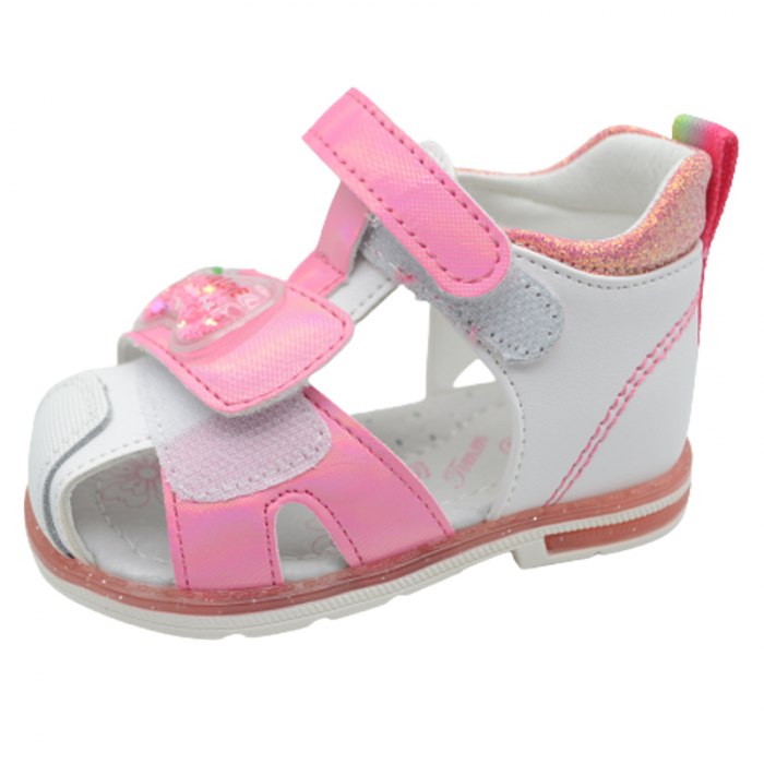 Sandale ortopedice pentru fete Tom Miki C-T9844-W, Roz [4]