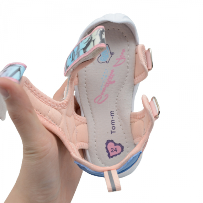 Sandale ortopedice pentru fete Tom Miki C-T9957-B, Roz [3]