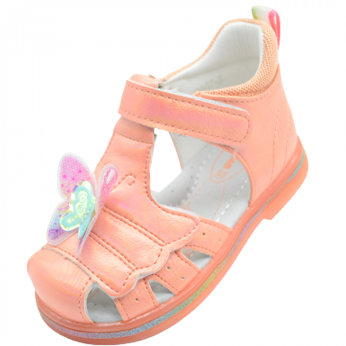 Sandale ortopedice pentru fete Tom Miki C-T9967-B, Portocaliu [2]