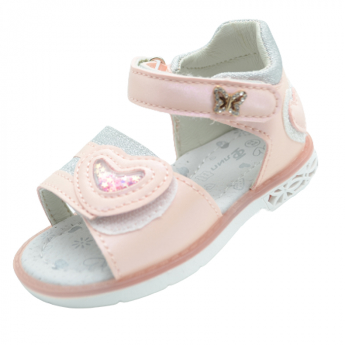 Sandale ortopedice pentru fete Tom Miki F-0007-C, Roz [2]