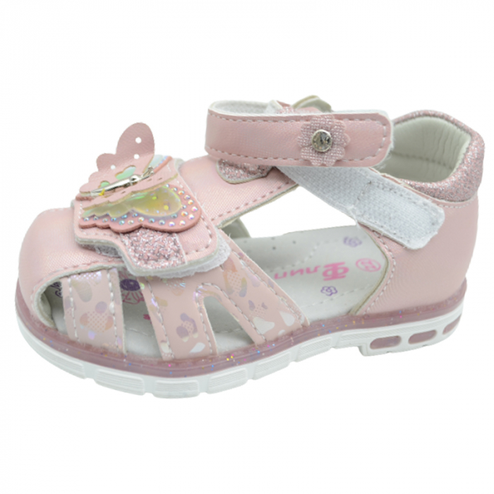Sandale ortopedice pentru fete Tom Miki F-0112-E, Roz [3]