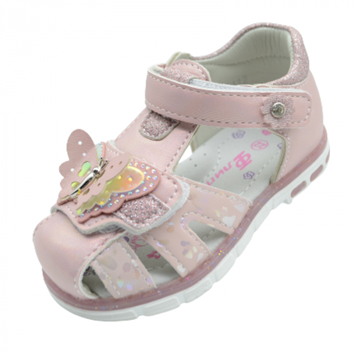 Sandale ortopedice pentru fete Tom Miki F-0112-E, Roz [2]
