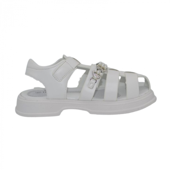 Sandale ortopedice, pentru fete, Tom Miki T-0687-A, Alb [2]