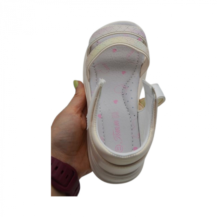 Sandale ortopedice, pentru fete, Tom Miki T-11071-C, Crem [5]
