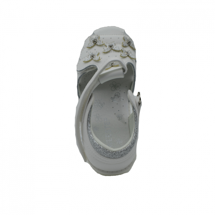 Sandale ortopedice pentru fete WeeStep R529050542W_26, Alb [4]