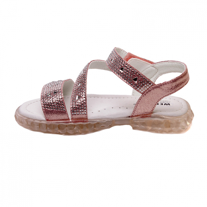 Sandale ortopedice pentru fete WeeStep R922050682CH_25, Roz [2]