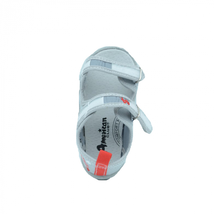 Sandale pentru baieti American Club 35/19G-25, Gri [4]
