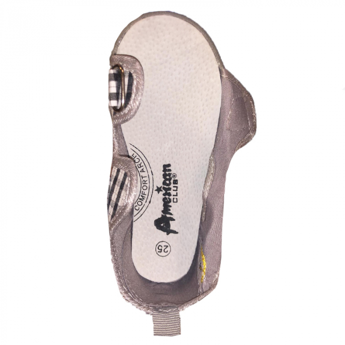 Sandale pentru baieti American Club 590/17G-25, Gri [4]
