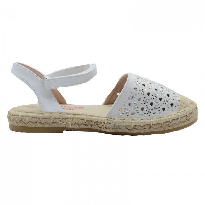 Sandale pentru fete American Club 19/20A_30, Alb [2]