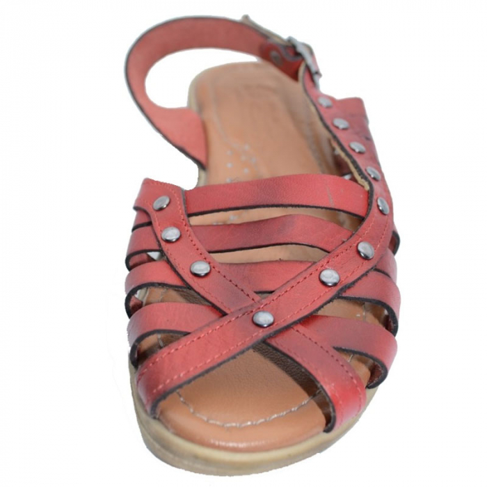 Sandale pentru fete Small Foots SMF7-R-31, Visiniu [3]