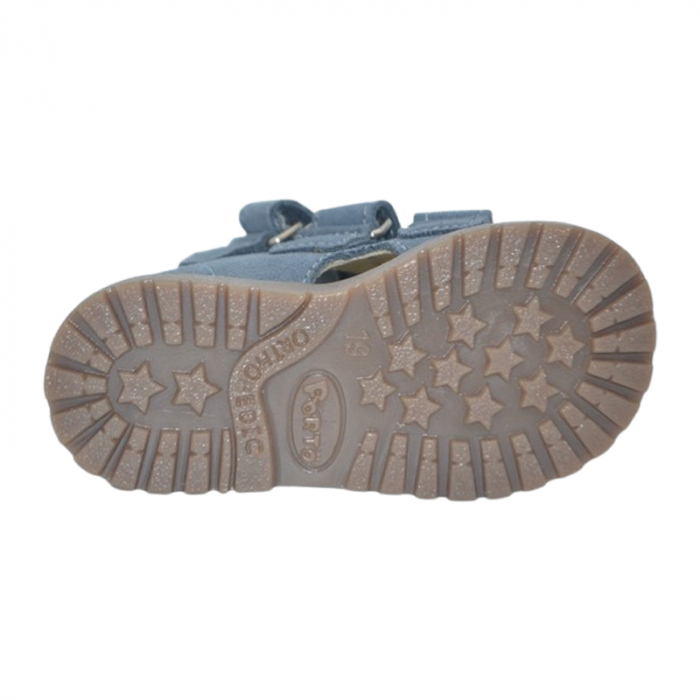 Sandale profilactice, din piele naturala, pentru baieti, Mrugala 1110-0906, Albastru [4]