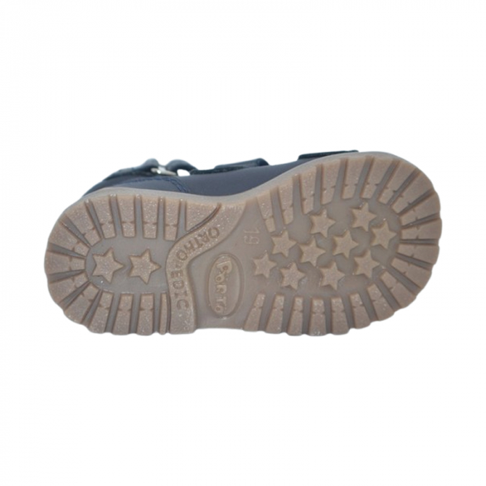 Sandale profilactice, din piele naturala, pentru baieti, Mrugala 1199-77B, Bleumarin [4]
