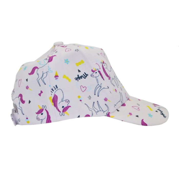 Sapca cu scai si cozoroc pentru fete Mini Junior PRIE-MJ16, Roz [2]