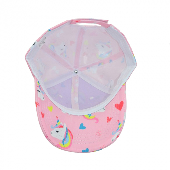 Sapca cu scai si cozoroc pentru fete Mini Junior PRIE-MJ18, Roz [4]
