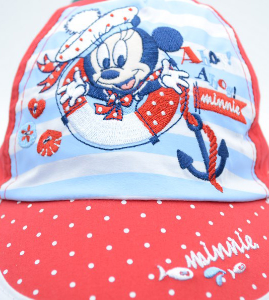 Sapca cu cozoroc pentru fete Minnie Mouse Sun City EP4165RO-50, Rosu [3]