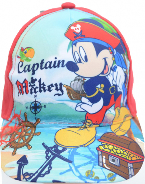 Sapca pentru baieti Mickey Mouse Sun City QE4020RO-50, Rosu [2]