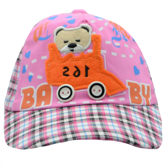 Sapca pentru fete Mini Junior PPFNN-10-RZ-52, Roz [1]