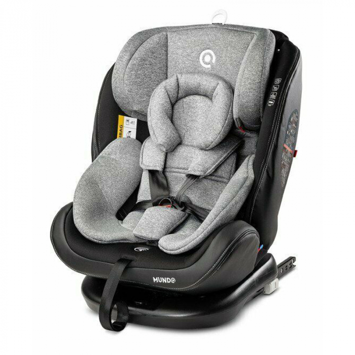 Scaun auto isofix 360 0-36 Kg Caretero Mundo 302946, Gri [11]