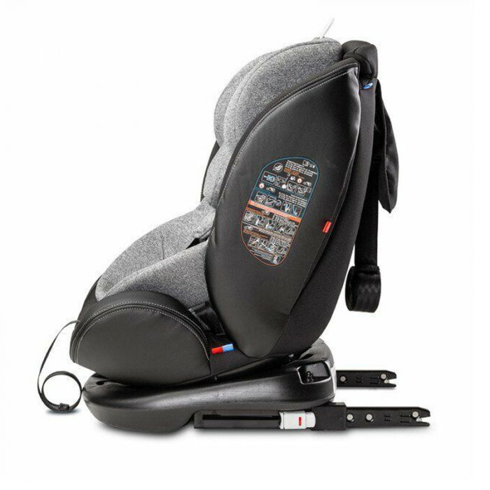 Scaun auto isofix 360 0-36 Kg Caretero Mundo 302946, Gri [7]