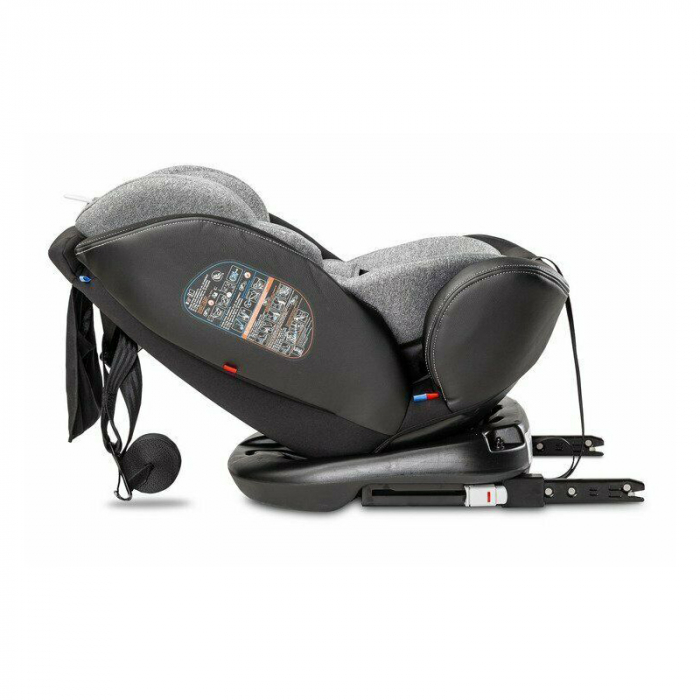 Scaun auto isofix 360 0-36 Kg Caretero Mundo 302946, Gri [10]