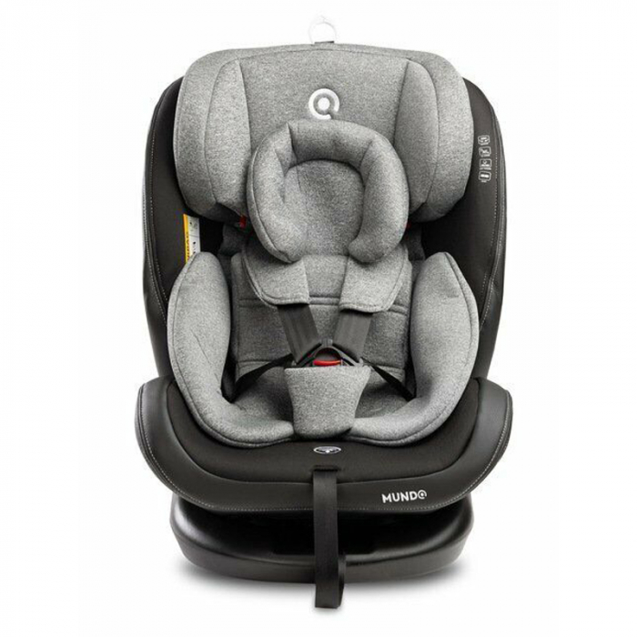 Scaun auto isofix 360 0-36 Kg Caretero Mundo 302946, Gri [3]