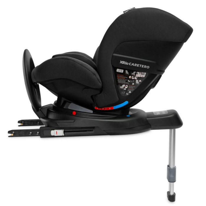 Scaun auto rotativ cu sistem isofix 0-22 kg, 40-105 cm Caretero RIO I-SIZE 306906, Negru [5]