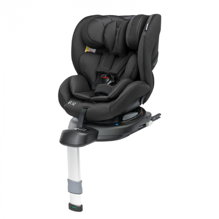 Scaun auto rotativ cu sistem isofix 0-22 kg, 40-105 cm Caretero RIO I-SIZE 306906, Negru [1]