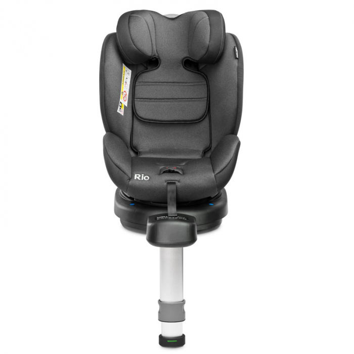 Scaun auto rotativ cu sistem isofix 0-22 kg, 40-105 cm Caretero RIO I-SIZE 306906, Negru [3]