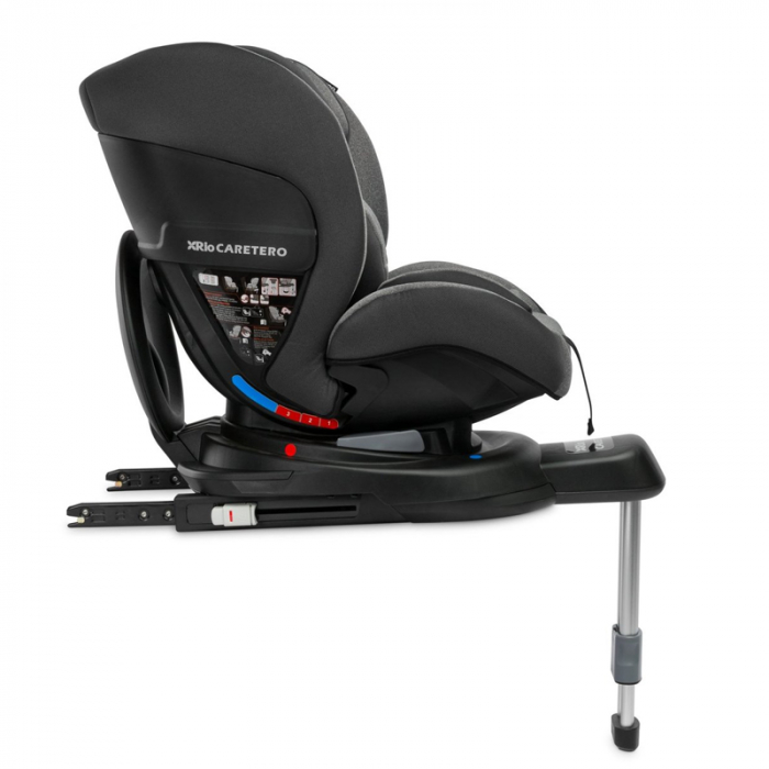 Scaun auto rotativ cu sistem isofix 0-22 kg, 40-105 cm Caretero RIO I-SIZE 306920, Gri [5]