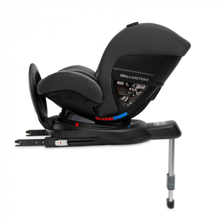 Scaun auto rotativ cu sistem isofix 0-22 kg, 40-105 cm Caretero RIO I-SIZE 306920, Gri [6]