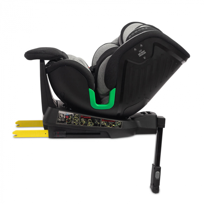 Scaun auto rotativ cu sistem isofix 40-150 cm, 0 luni+, Caretero Turox I-SIZE 030184-G, Gri [11]