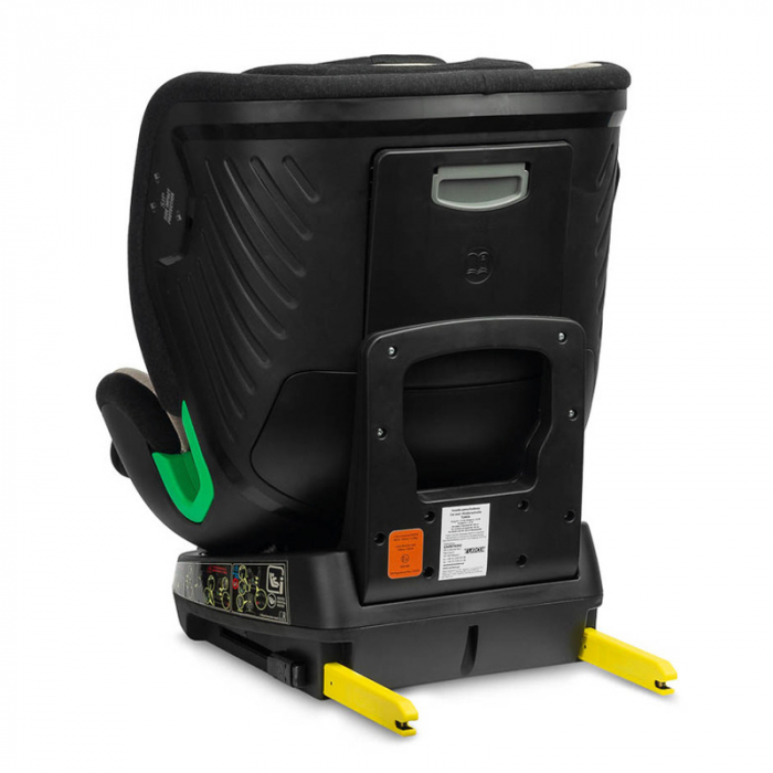 Scaun auto rotativ cu sistem isofix 40-150 cm, 0 luni+, Caretero Turox I-SIZE 030184-B, Bej [6]