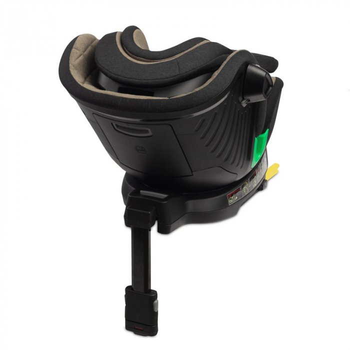 Scaun auto rotativ cu sistem isofix 40-150 cm, 0 luni+, Caretero Turox I-SIZE 030184, Kaki [3]