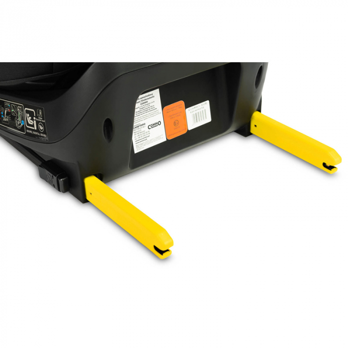 Scaun auto rotativ cu sistem isofix+Top Teather, 40-150 cm, 0-36 kg, 0 luni+, Caretero Commo I-Size 030173BL, Bleumarin [6]