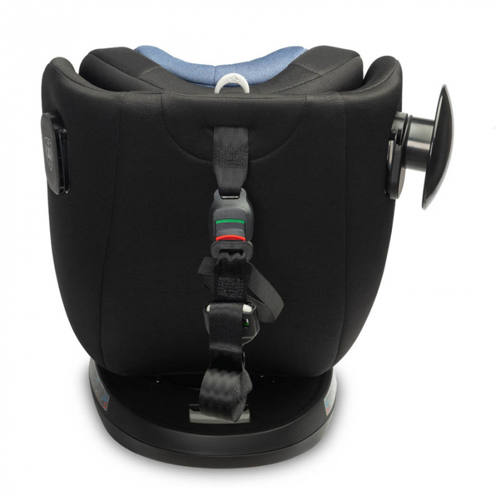 Scaun auto rotativ cu sistem isofix+Top Teather, 40-150 cm, 0-36 kg, 0 luni+, Caretero Commo I-Size 030173BL, Bleumarin [14]