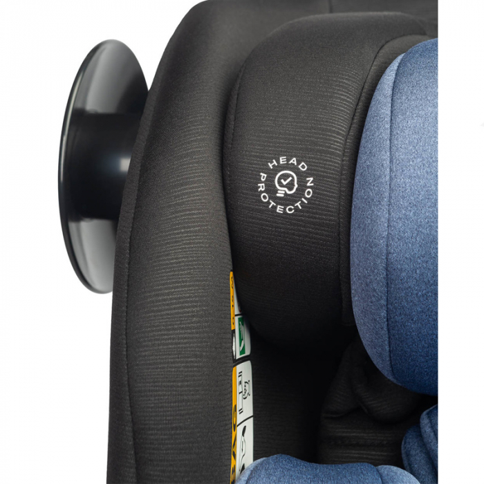 Scaun auto rotativ cu sistem isofix+Top Teather, 40-150 cm, 0-36 kg, 0 luni+, Caretero Commo I-Size 030173BL, Bleumarin [18]