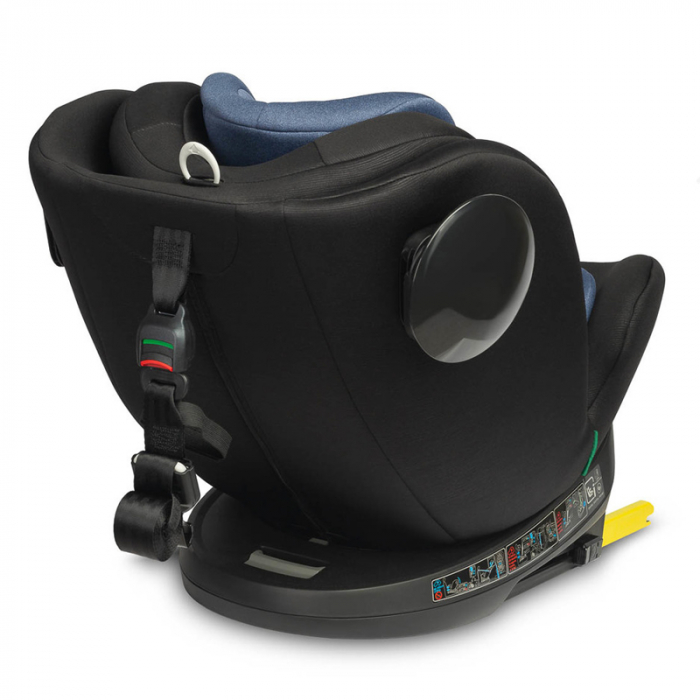 Scaun auto rotativ cu sistem isofix+Top Teather, 40-150 cm, 0-36 kg, 0 luni+, Caretero Commo I-Size 030173BL, Bleumarin [12]