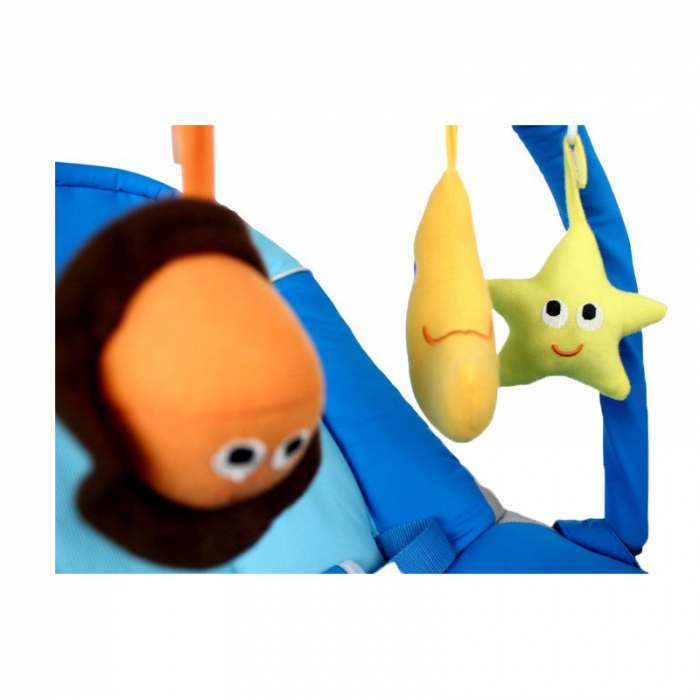 Scaun balansoar pentru bebelusi Caretero Astral SBCA-0A, Albastru [2]