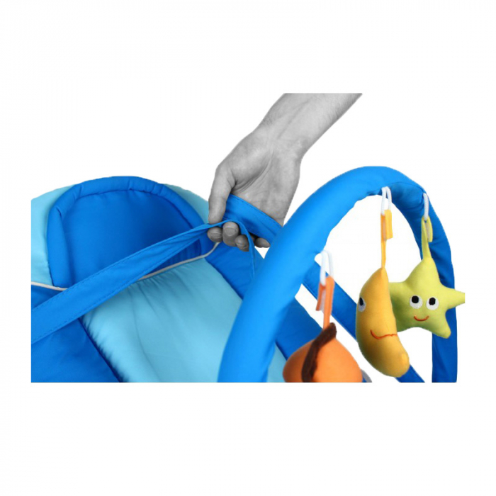 Scaun balansoar pentru bebelusi Caretero Astral SBCA-0A, Albastru [3]