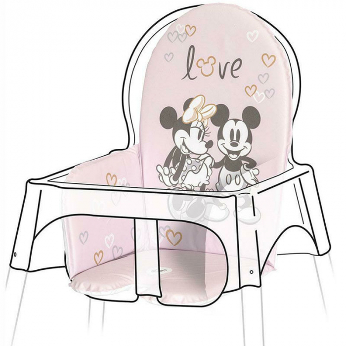Husa pentru scaun de masa Minnie Mouse Keeeper 092325, Roz [3]