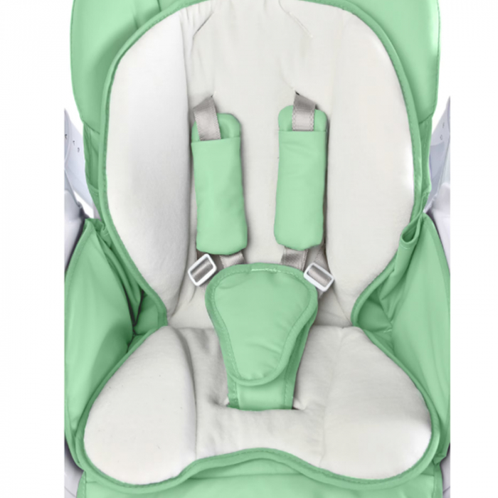 Scaun de masa 2 in 1 cu leagan electric Caretero Indigo 305480-V, Verde [4]