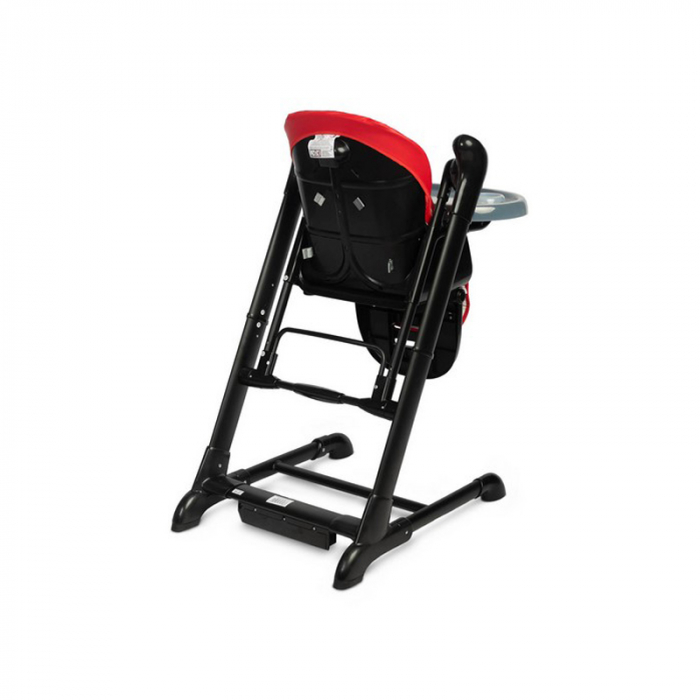 Scaun de masa 2 in 1 cu leagan electric, Caretero Indigo 397238, Rosu [5]